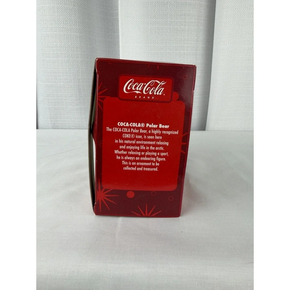 Coca Cola Polar Bear Bowling Collectible Christmas Holiday Ornament
